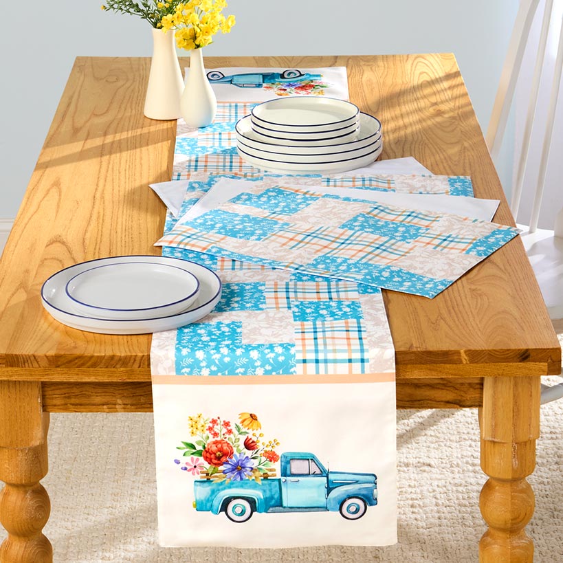 Spring Truck Placemats Set of 4