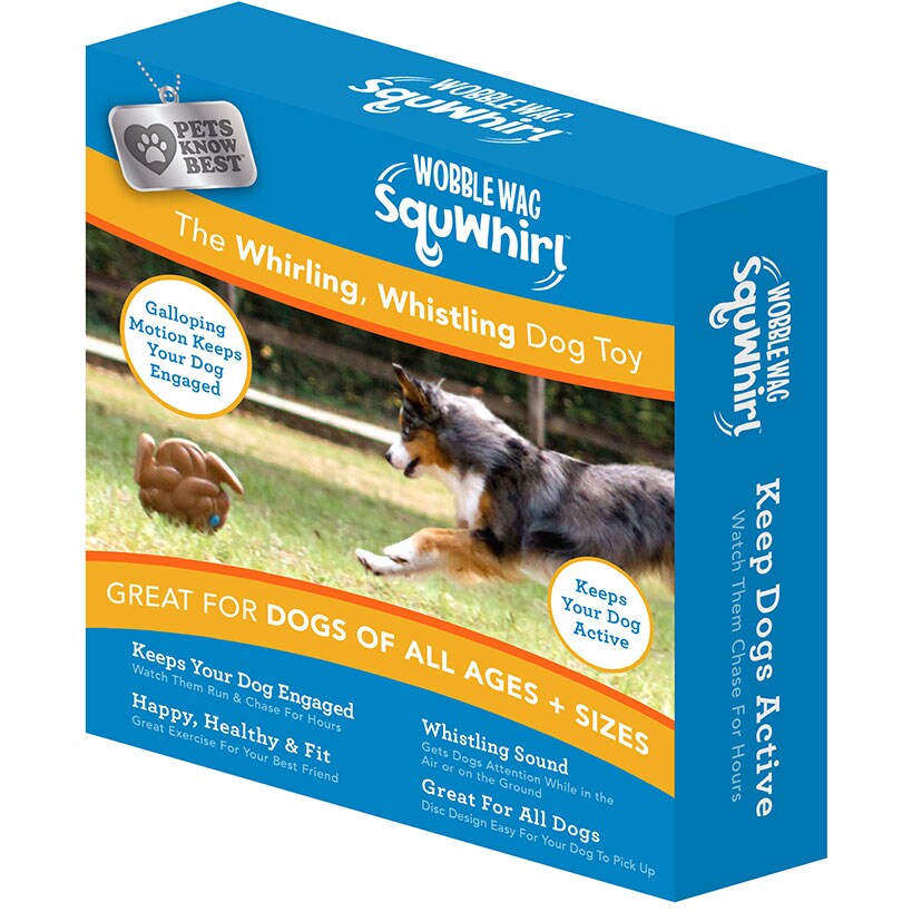 Pet Knows Best™ SquWhirl™ Dog Toy - Fun Whistling Disc for Endless Playtime