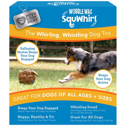 Pet Knows Best™ SquWhirl™ Dog Toy - Fun Whistling Disc for Endless Playtime