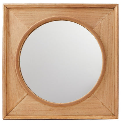 Rustic Square Frame with Mirror