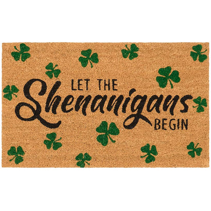 St Patrick's Day Coir Doormat 30" x 18"