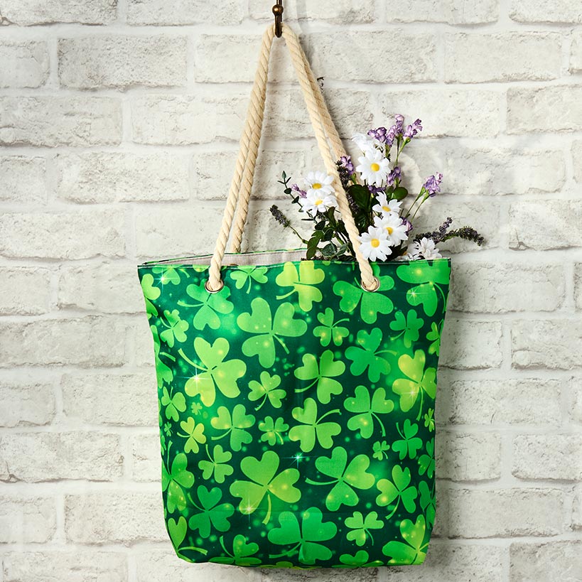St Patrick's Day Tote Gnomes or Clovers#select-item_clovers