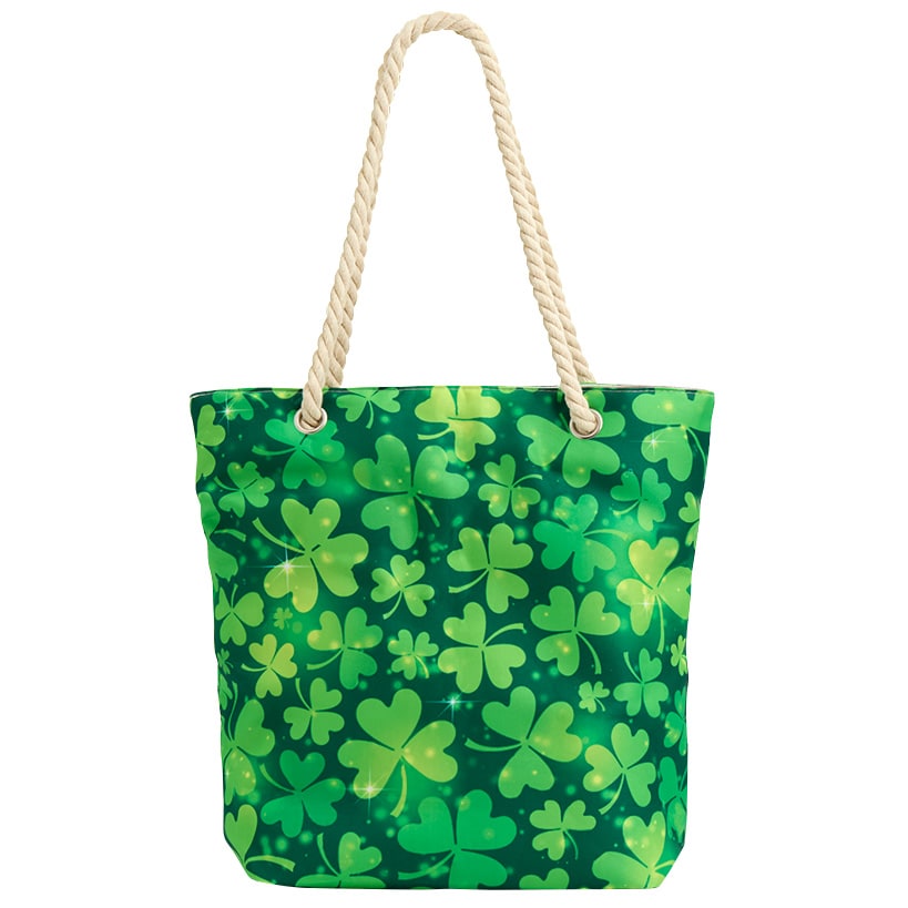 St Patrick's Day Tote Gnomes or Clovers