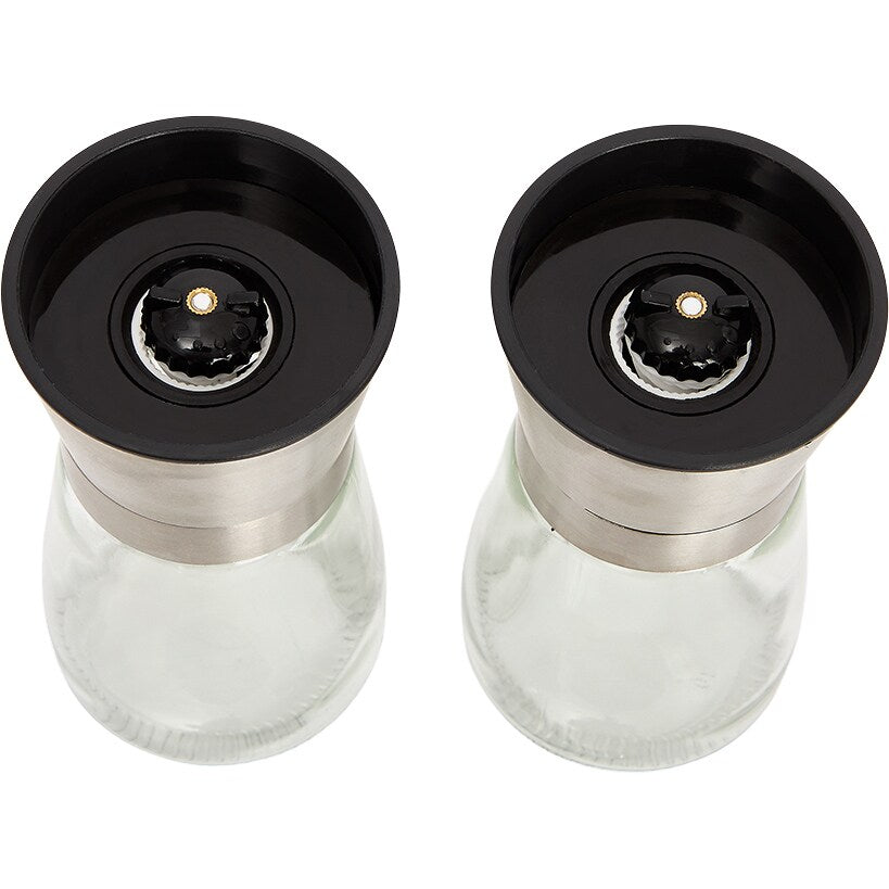 Stainless Steel Salt and Pepper Grinder Set Refillable