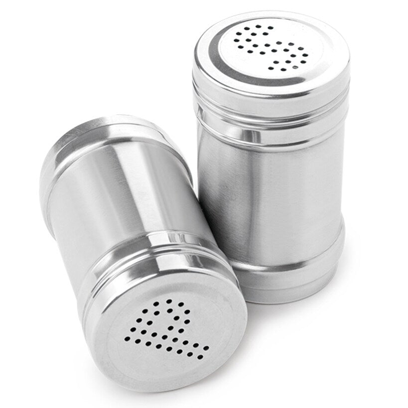 Stainless Steel Salt & Pepper Shakers