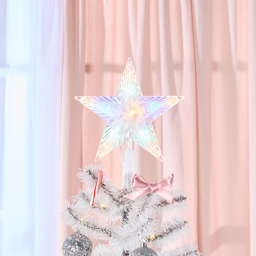Lighted Star Christmas Tree Topper#select-color_multi-color