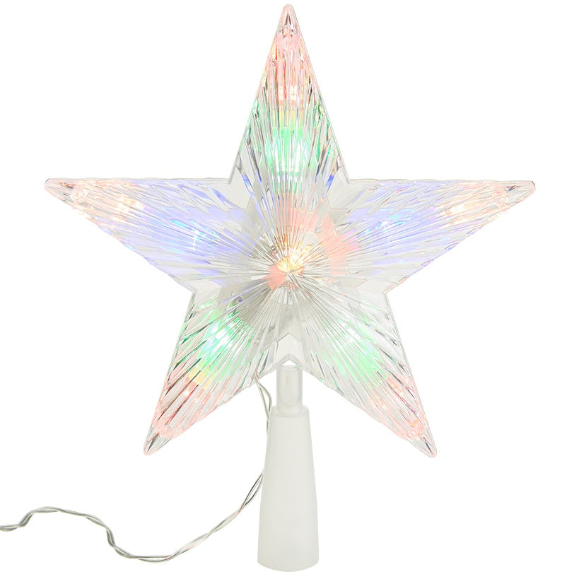 Lighted Star Christmas Tree Topper