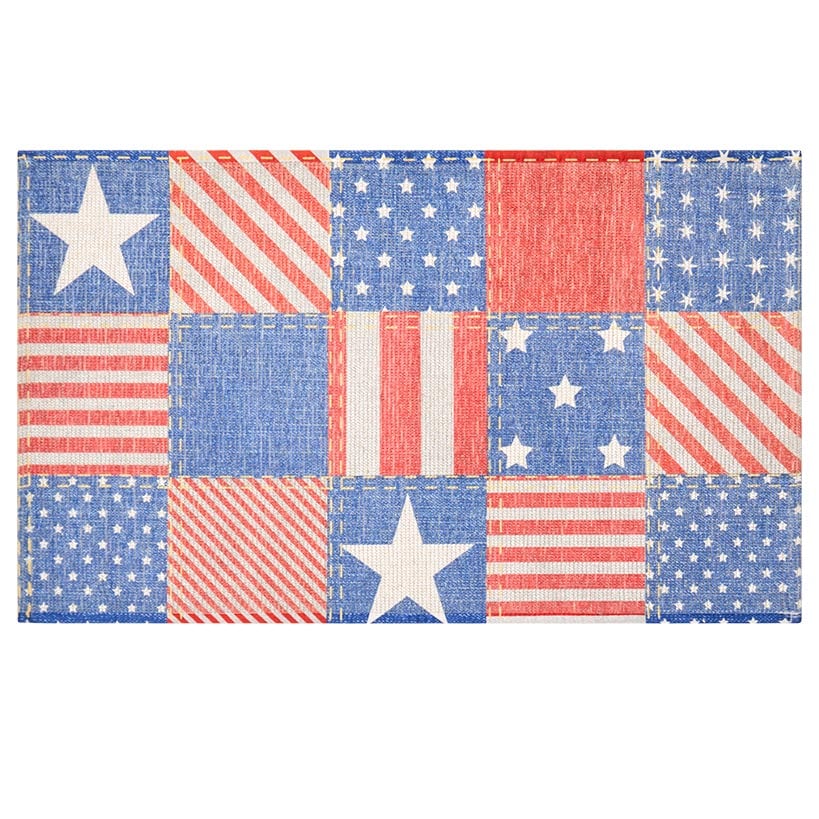 Stars and Stripes Washable Accent Rug, Runner Rug, Area Rug
