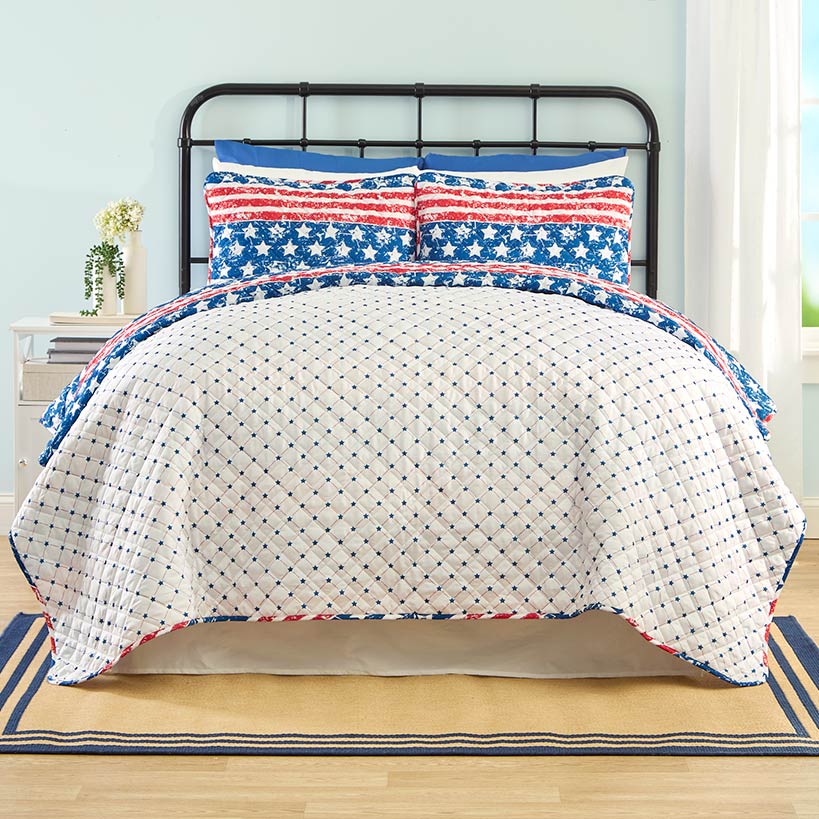Mossy Oak Stars and Stripes Reversible Quilt, Full/Queen or King#select-item_king-quilt