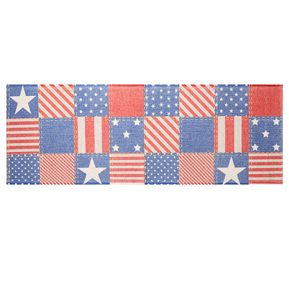 Stars and Stripes Washable Accent Rug, Runner Rug, Area Rug