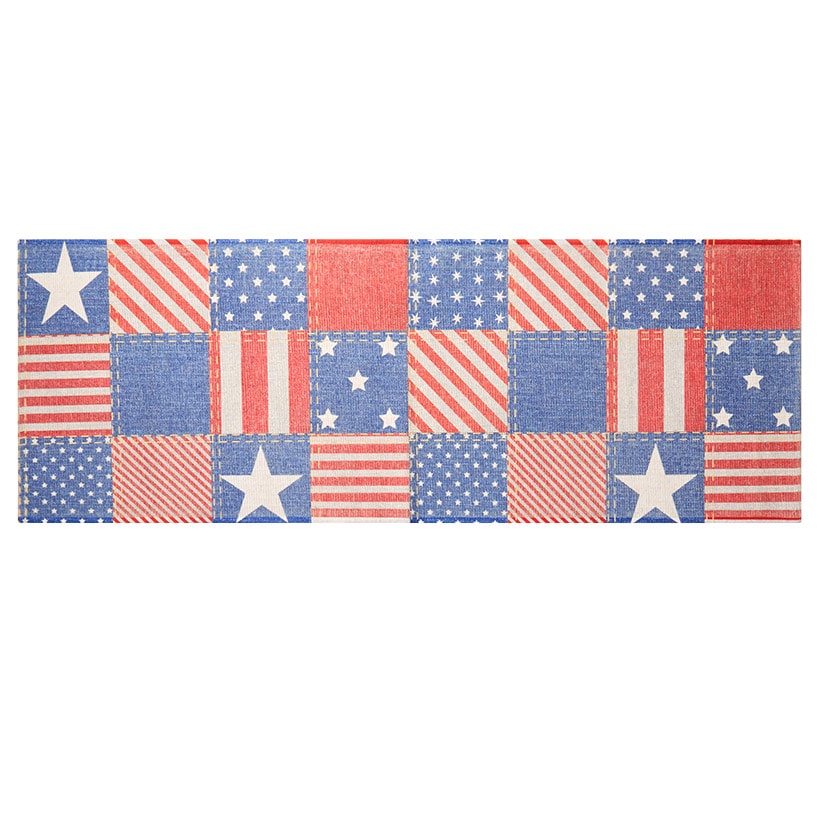 Stars and Stripes Washable Accent Rug, Runner Rug, Area Rug