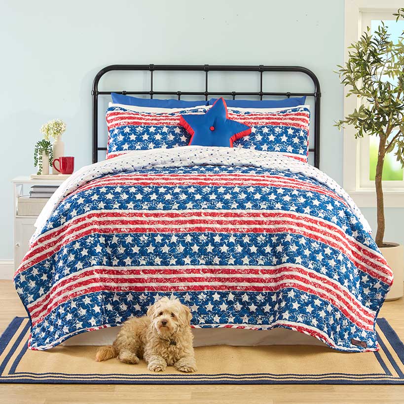 Mossy Oak Stars and Stripes Standard Sham