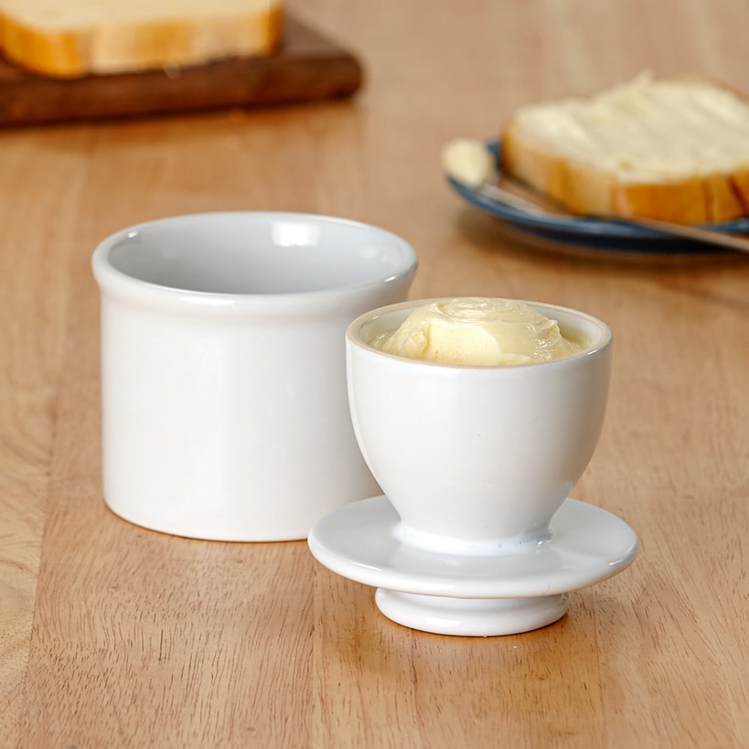 Stoneware Butter Keepers