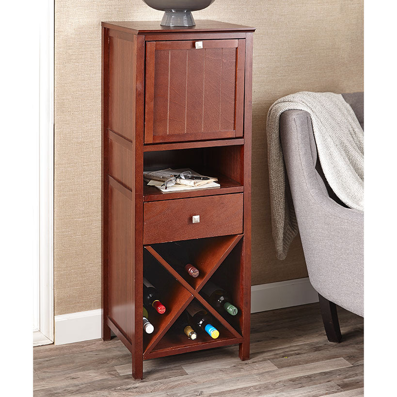 Storage Cabinet with Drop-Down Door