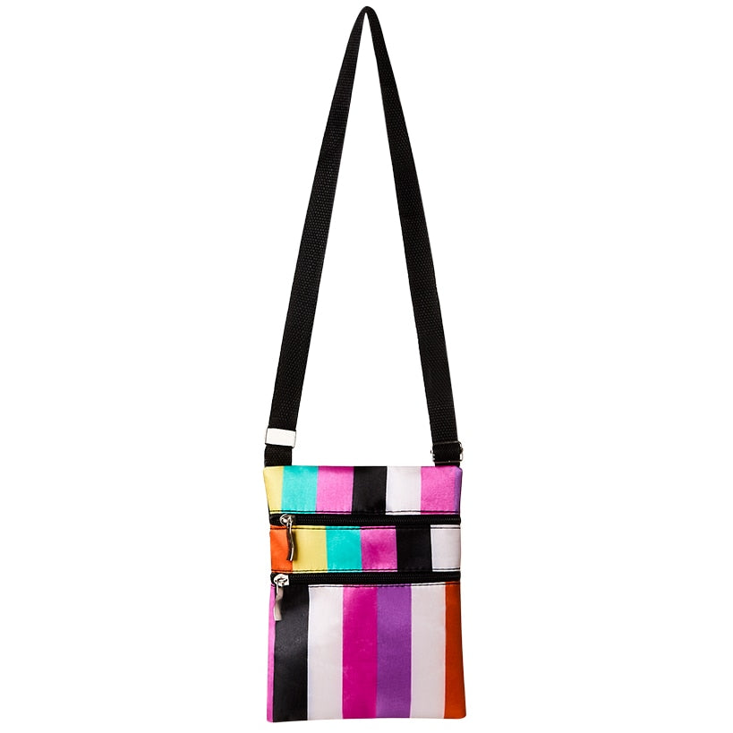 Insulated Bag with Matching Crossbody Bag Striped