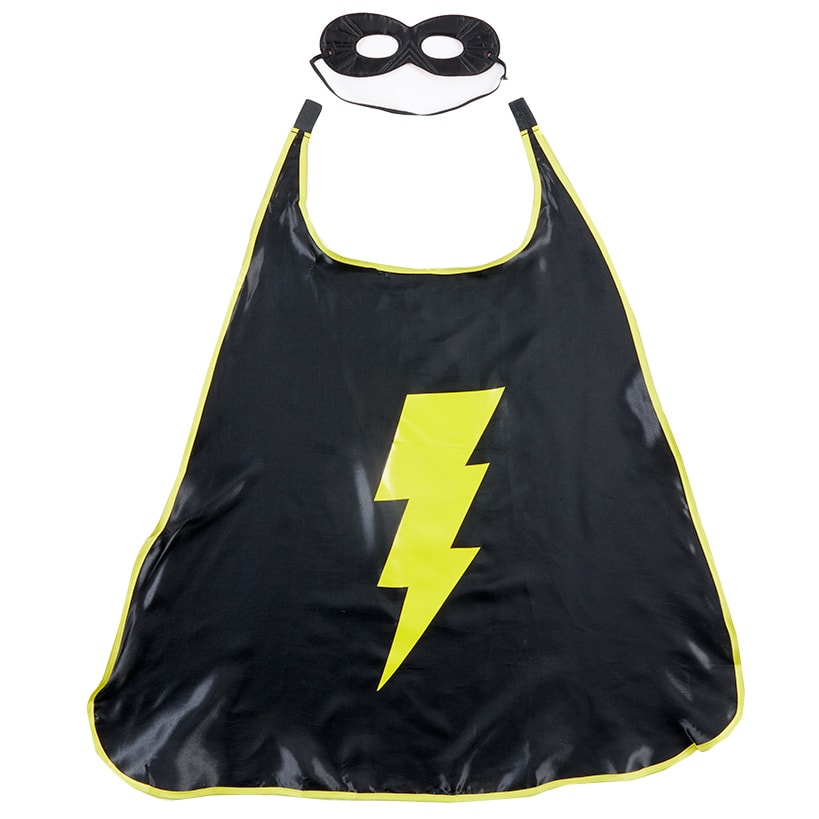 Kids' Superhero Costume Cape and Mask Set
