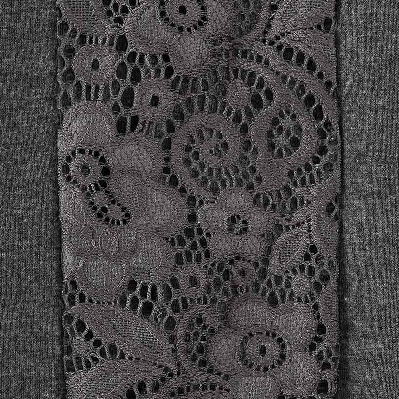 Sweatshirt Tunics with Lace Sleeves