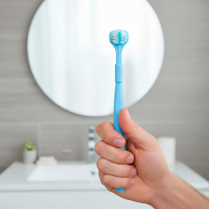 Pursonic 3D Advanced Tech 360° Full Coverage Toothbrush Set (4-Pack)