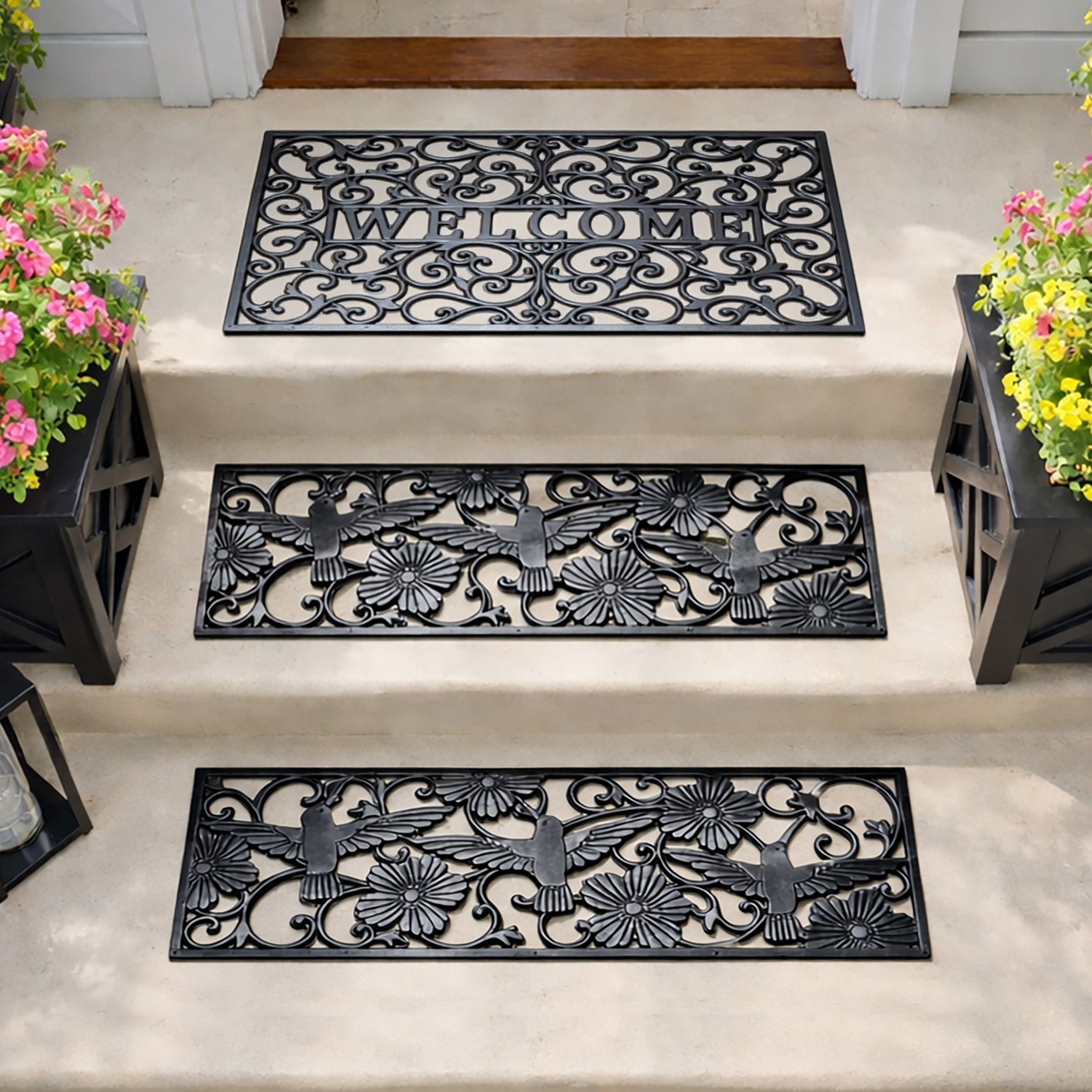 Set of 2 Stair Treads or Doormat