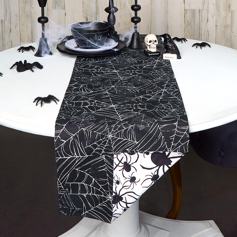 Spider Webs Set of 4 Placemats or Table Runner