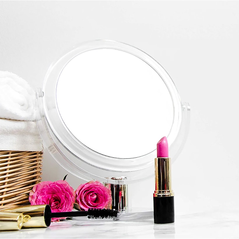 Double-sided Mirror 2x Magnifying
