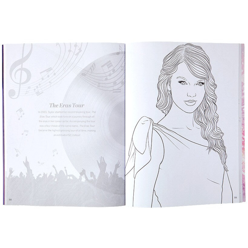 Taylor Swift Forever Coloring and Activity Book - Quizzes Puzzles Photos