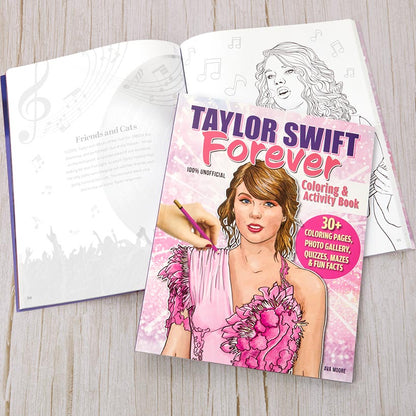 Taylor Swift Forever Coloring and Activity Book - Quizzes Puzzles Photos