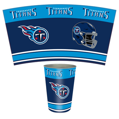 NFL Tin Wastebasket