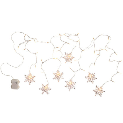 Themed Multi-Use Curtain Lights - Snowflake, Star, or Starburst