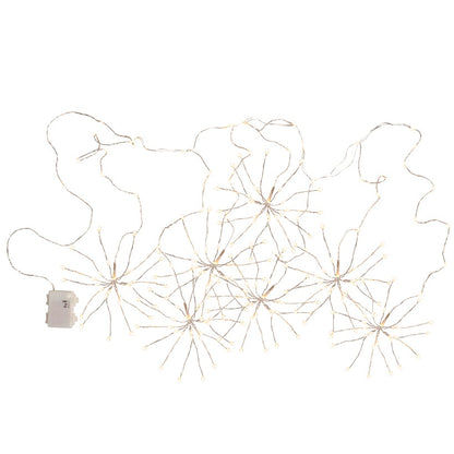 Themed Multi-Use Curtain Lights - Snowflake, Star, or Starburst