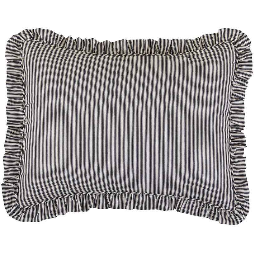 Ticking Stripe Skirted Bedspread