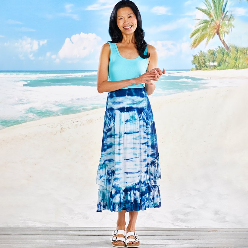 Tie-Dye Convertible Cover-Ups