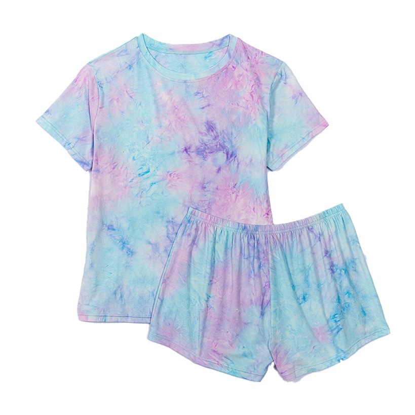Tie-Dye Shorty Pajama Sets