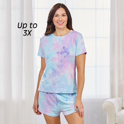 Tie-Dye Shorty Pajama Sets