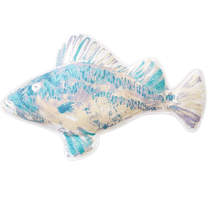 Tisa Fish Reversible Full/Queen or King Quilt, Sham, or Decorative Pillow