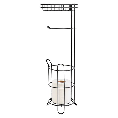 Vertical Toilet Paper Holder with Storage