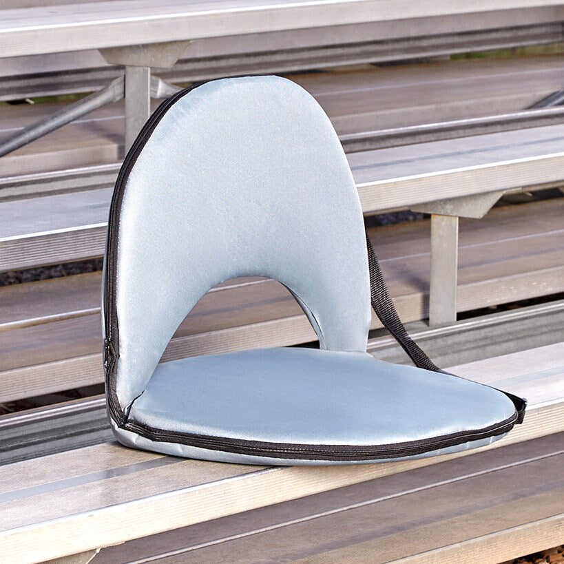 Travel Folding Cushioned Seat 5 Adjustable Positions Blue Or Gray#select-color_gray