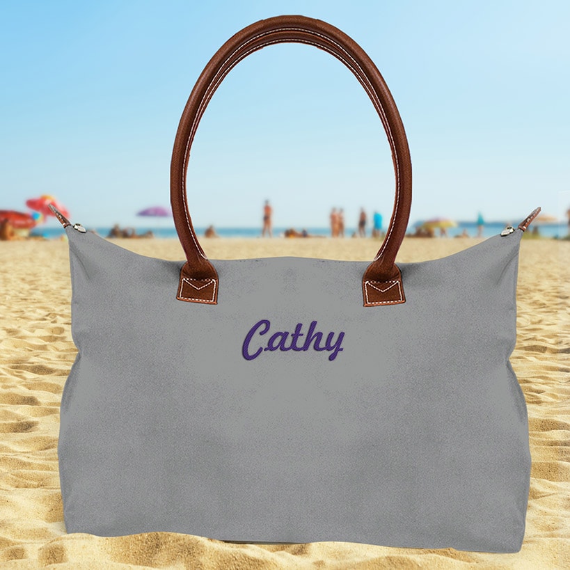 Personalized Travel Tote#select-color_gray