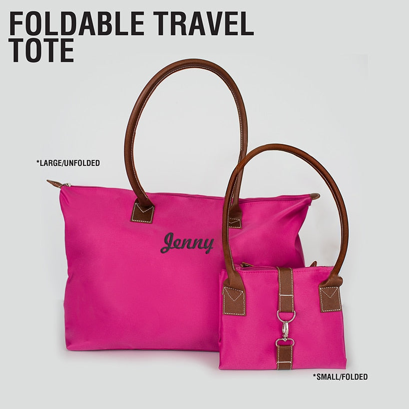 Personalized Travel Tote#select-color_hot-pink