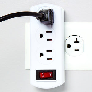 Triple Outlet Plug Adapter On/Off Switch Energy Saving ETL Listed | LTD ...
