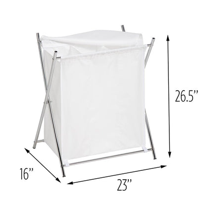Folding Triple Hamper