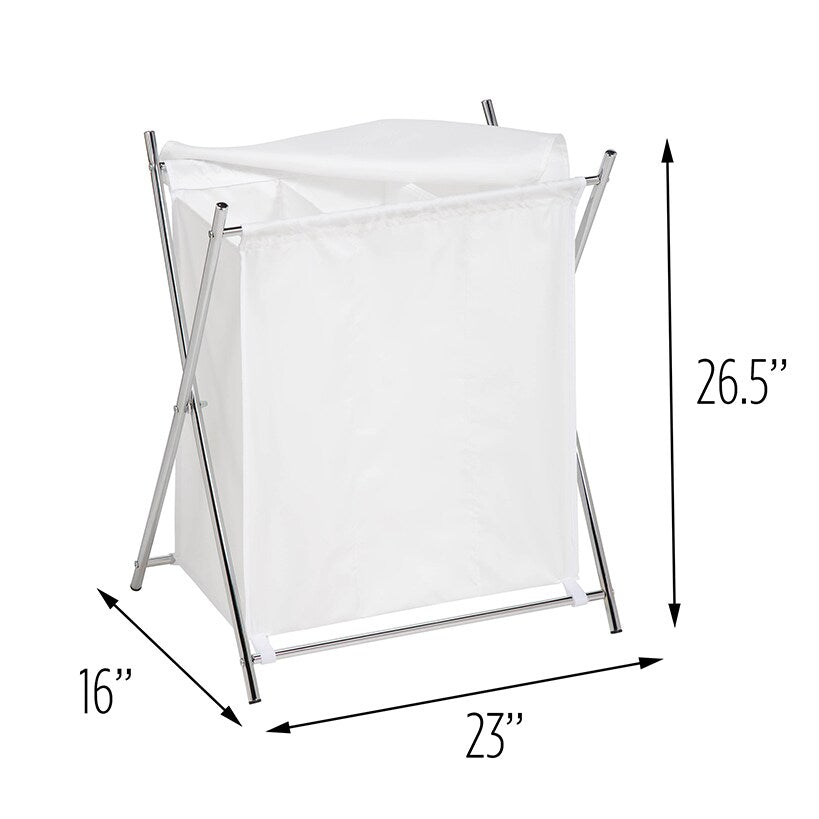 Folding Triple Hamper