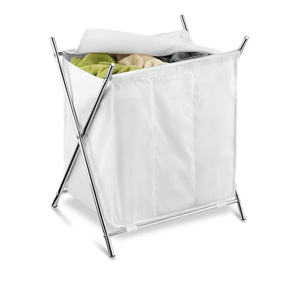 Folding Triple Hamper