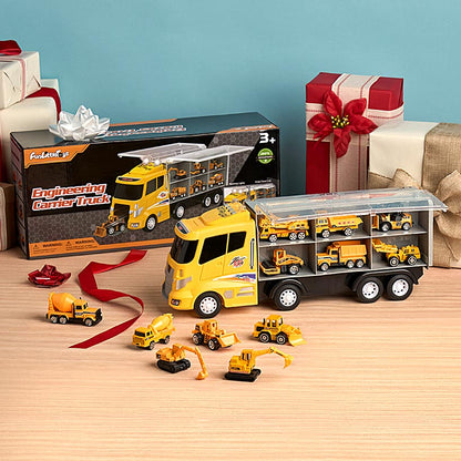 Truck Carry Case with Diecast Cars