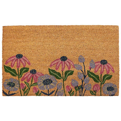 Spring Truck or Floral Coir Doormat