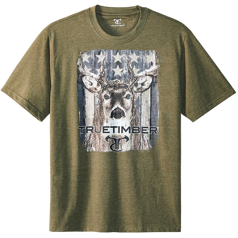 True Timber Americana Men's Short Sleeve Graphic T-Shirt