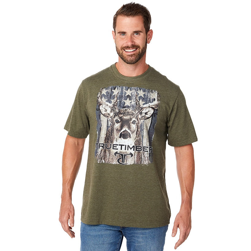 True Timber Americana Men's Short Sleeve Graphic T-Shirt