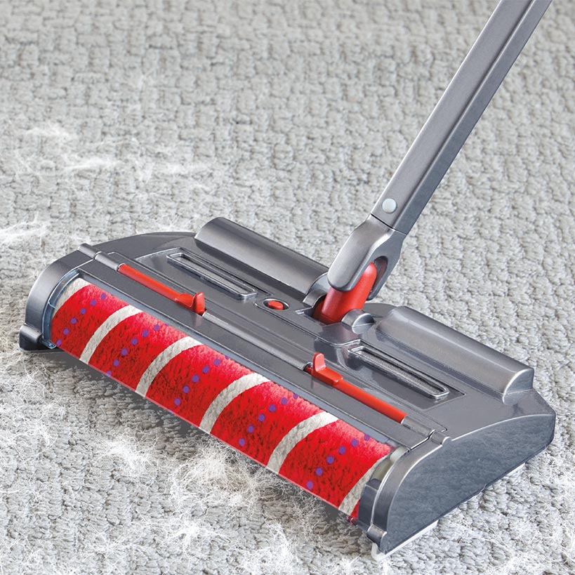 Turbo Sweeper Powerful Cordless And Self-Cleaning For Floors And Carpets