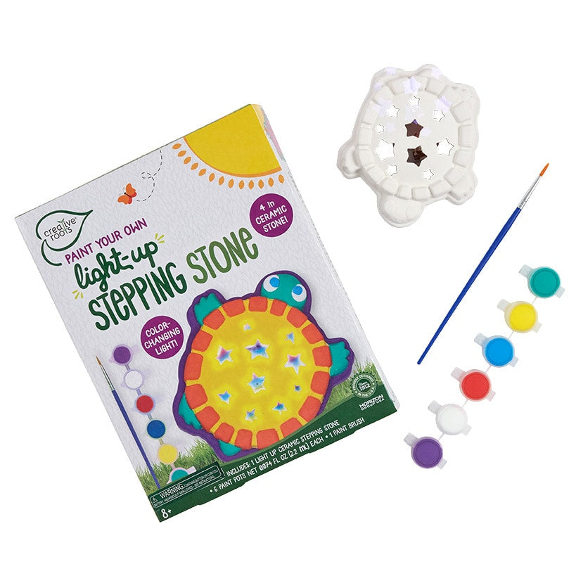 Paint Your Own Light-Up Stepping Stone