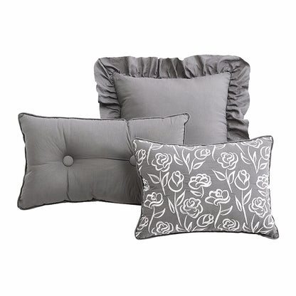 Davina Enzyme Wash Ruffled Comforter Sets